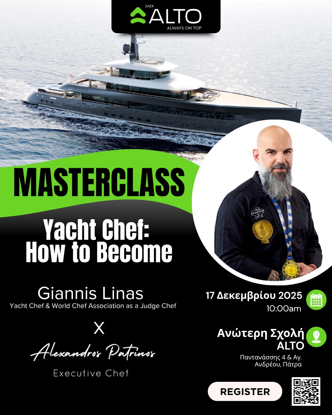 Masterclass: Yacht Chef - How to become